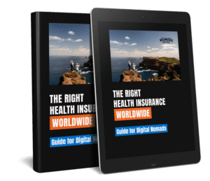 The Nomad Guide as a book and on a tablet, in English